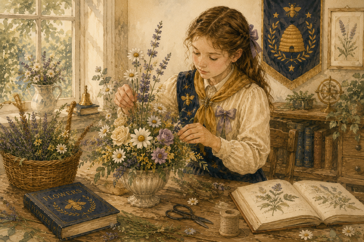 Liberty Girls field journal and learning materials