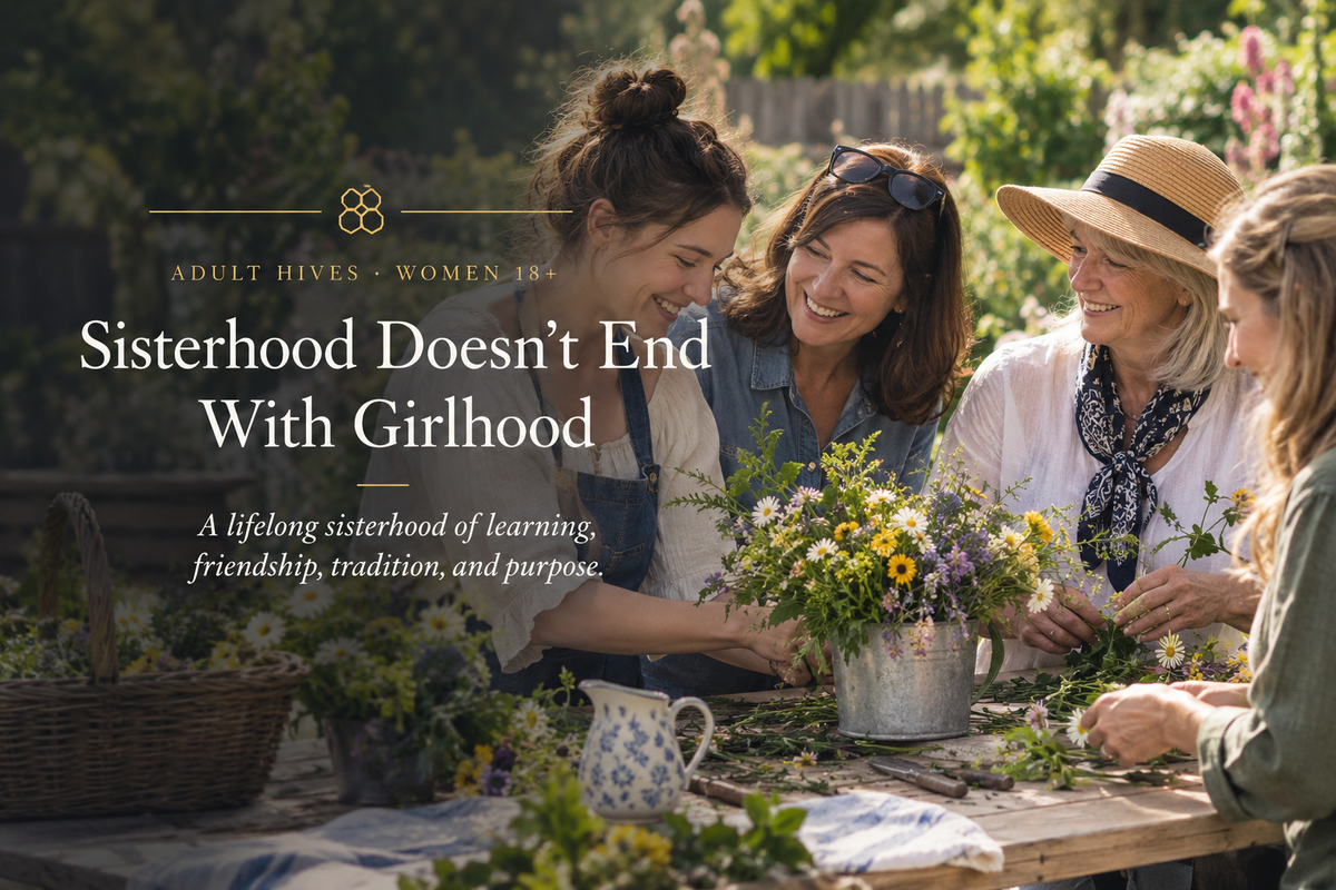 Women gathering together in a Liberty Girls Adult Hive