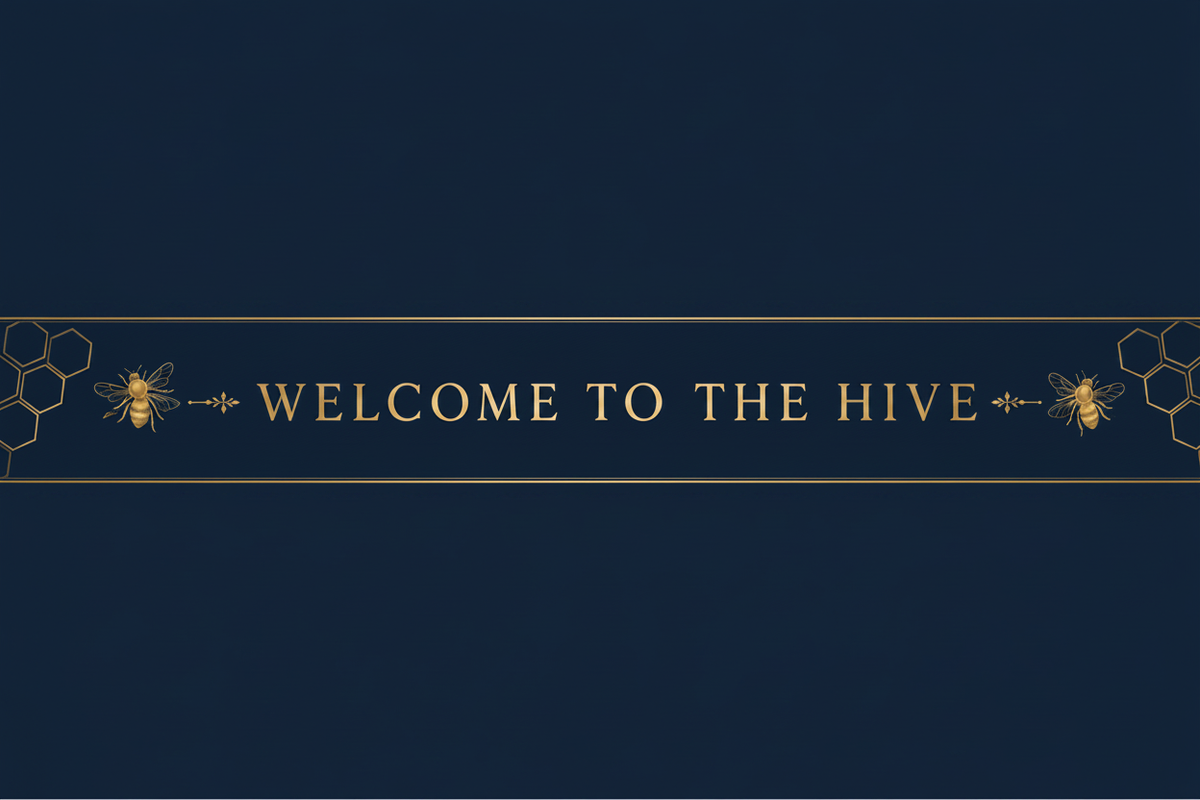 Welcome to the Hive Banner